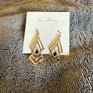 Vera Bradley Gold Geometric Earrings